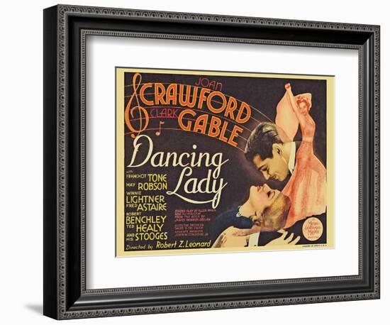 Dancing Lady, 1933-null-Framed Premium Giclee Print