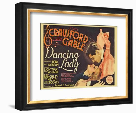 Dancing Lady, 1933-null-Framed Premium Giclee Print