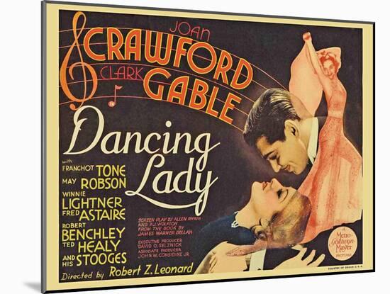 Dancing Lady, 1933-null-Mounted Art Print