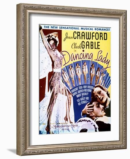 Dancing Lady - Movie Poster Reproduction-null-Framed Photo