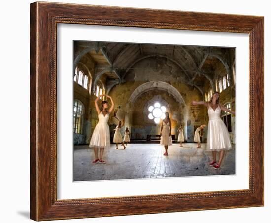 Dancing Lady-Nathan Wright-Framed Photographic Print