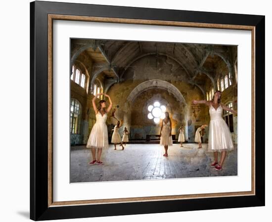 Dancing Lady-Nathan Wright-Framed Photographic Print