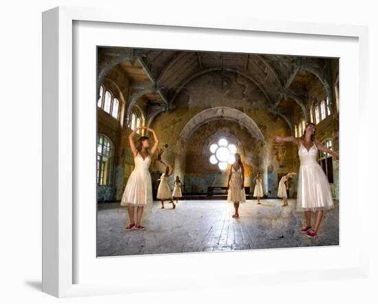 Dancing Lady-Nathan Wright-Framed Photographic Print