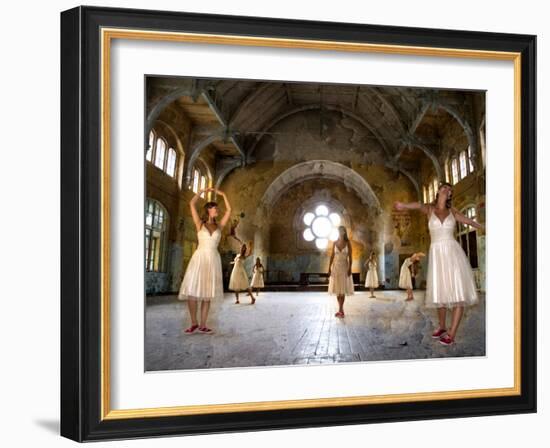 Dancing Lady-Nathan Wright-Framed Photographic Print