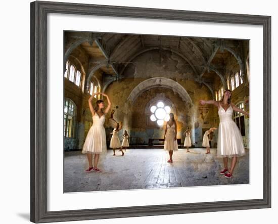 Dancing Lady-Nathan Wright-Framed Photographic Print