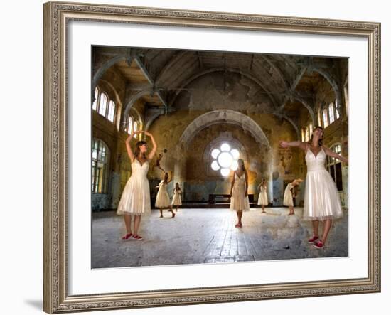 Dancing Lady-Nathan Wright-Framed Photographic Print