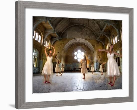Dancing Lady-Nathan Wright-Framed Photographic Print