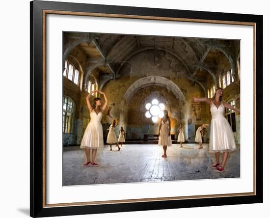 Dancing Lady-Nathan Wright-Framed Photographic Print