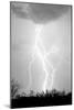 Dancing Lightning BW-Douglas Taylor-Mounted Photo