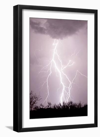 Dancing Lightning-Douglas Taylor-Framed Photo