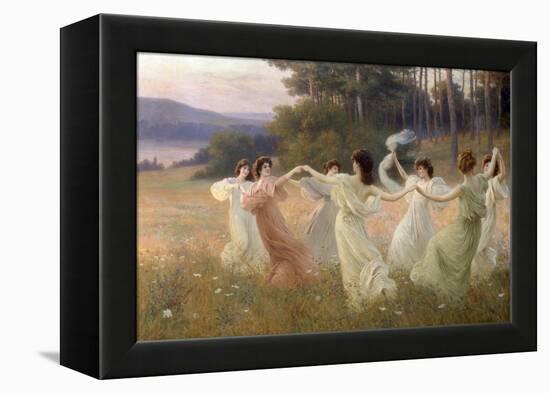 Dancing Maidens-Leopold Franz Kowalsky-Framed Premier Image Canvas