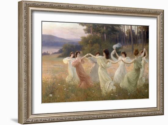 Dancing Maidens-Leopold Franz Kowalsky-Framed Giclee Print