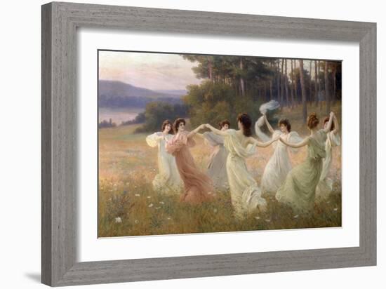 Dancing Maidens-Leopold Franz Kowalsky-Framed Giclee Print