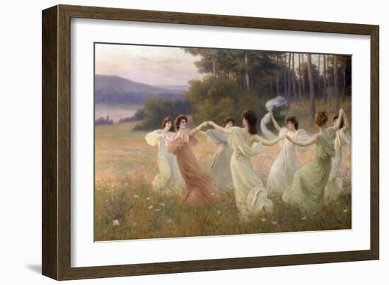 Dancing Maidens-Leopold Franz Kowalsky-Framed Giclee Print