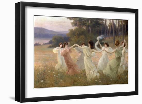 Dancing Maidens-Leopold Franz Kowalsky-Framed Giclee Print