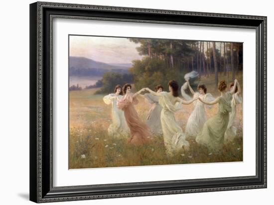 Dancing Maidens-Leopold Franz Kowalsky-Framed Giclee Print