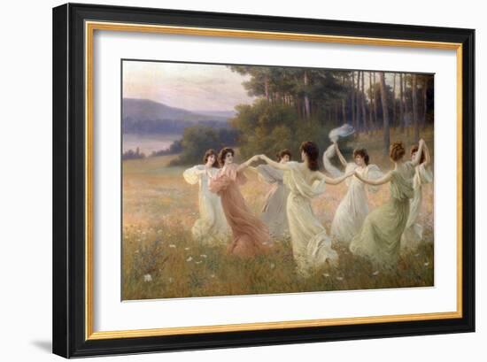 Dancing Maidens-Leopold Franz Kowalsky-Framed Giclee Print