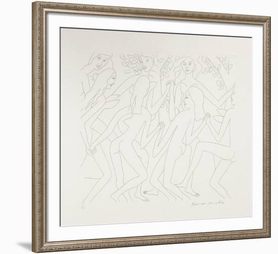 Dancing Nudes - I-Knox Martin-Framed Limited Edition