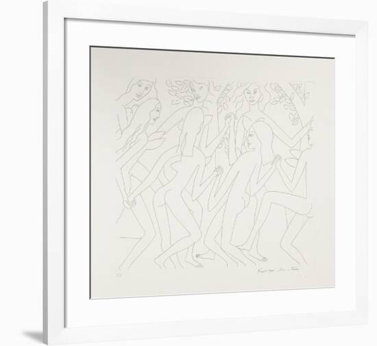 Dancing Nudes - I-Knox Martin-Framed Limited Edition