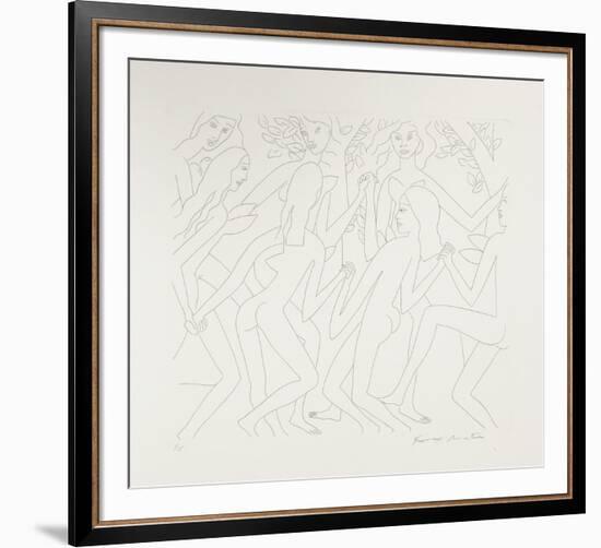 Dancing Nudes - I-Knox Martin-Framed Limited Edition