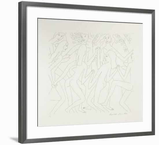 Dancing Nudes - I-Knox Martin-Framed Limited Edition