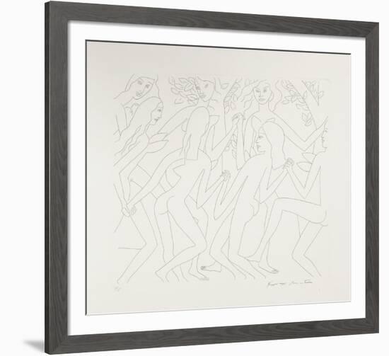 Dancing Nudes - I-Knox Martin-Framed Limited Edition