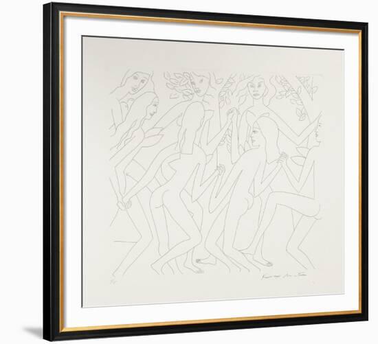 Dancing Nudes - I-Knox Martin-Framed Limited Edition