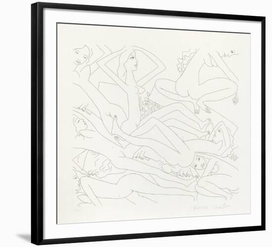 Dancing Nudes - II-Knox Martin-Framed Limited Edition