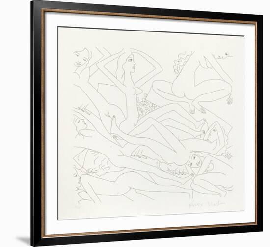 Dancing Nudes - II-Knox Martin-Framed Limited Edition