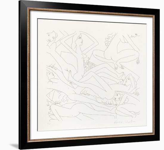 Dancing Nudes - II-Knox Martin-Framed Limited Edition