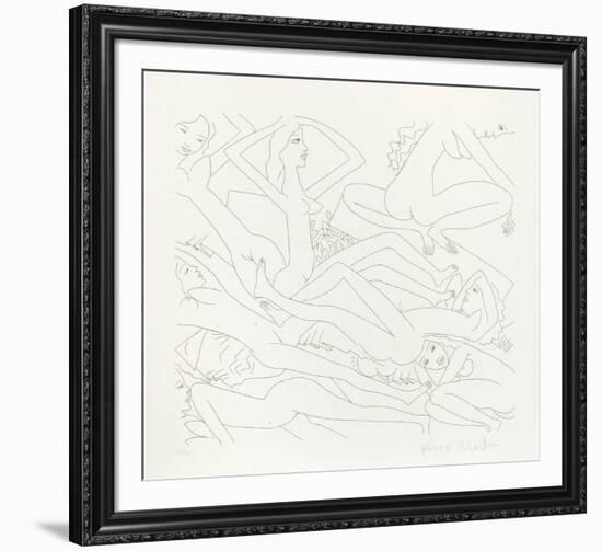 Dancing Nudes - II-Knox Martin-Framed Limited Edition