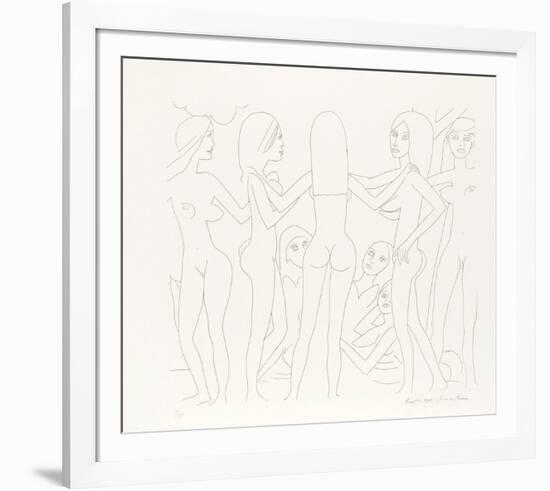 Dancing Nudes - III-Knox Martin-Framed Limited Edition