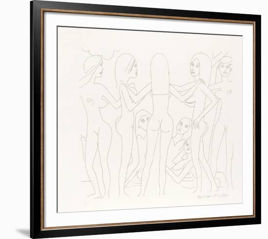 Dancing Nudes - III-Knox Martin-Framed Limited Edition