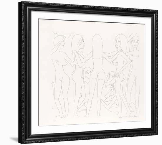 Dancing Nudes - III-Knox Martin-Framed Limited Edition