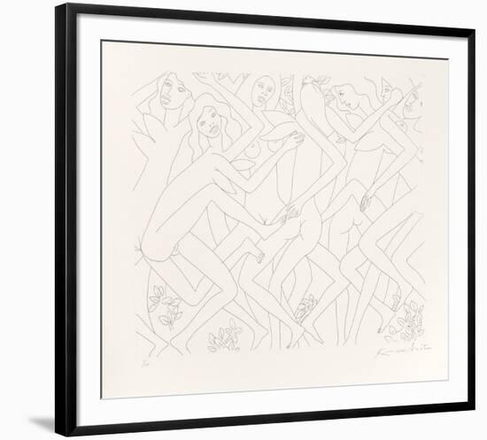 Dancing Nudes - IV-Knox Martin-Framed Limited Edition