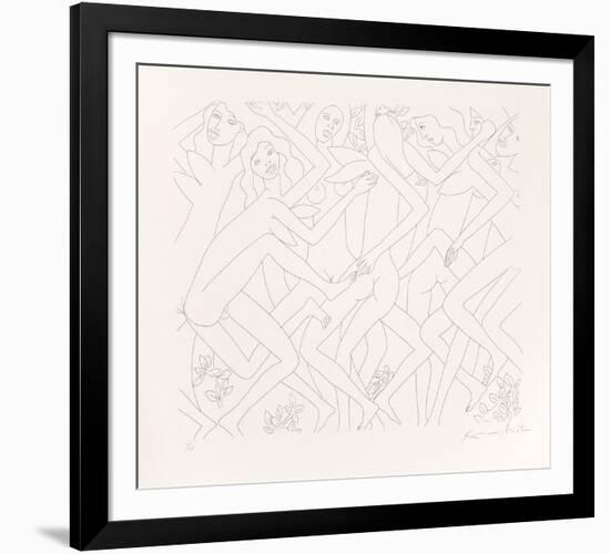 Dancing Nudes - IV-Knox Martin-Framed Limited Edition