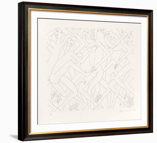 Dancing Nudes - IV-Knox Martin-Framed Limited Edition