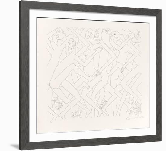 Dancing Nudes - IV-Knox Martin-Framed Limited Edition