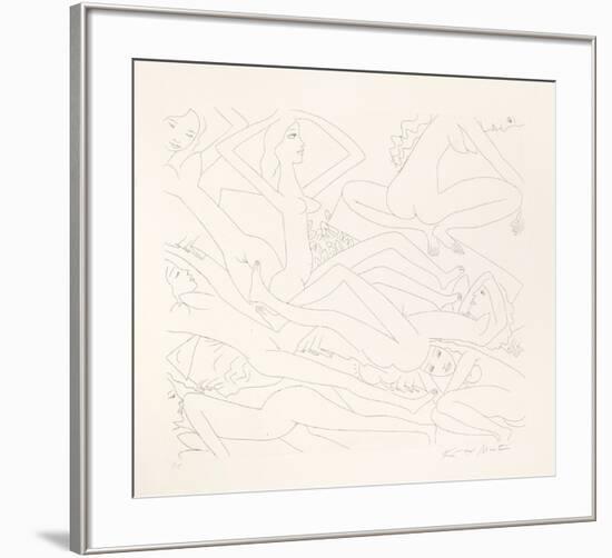 Dancing Nudes - V-Knox Martin-Framed Limited Edition