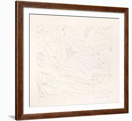 Dancing Nudes - V-Knox Martin-Framed Limited Edition