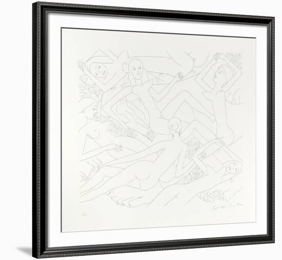 Dancing Nudes - VI-Knox Martin-Framed Limited Edition