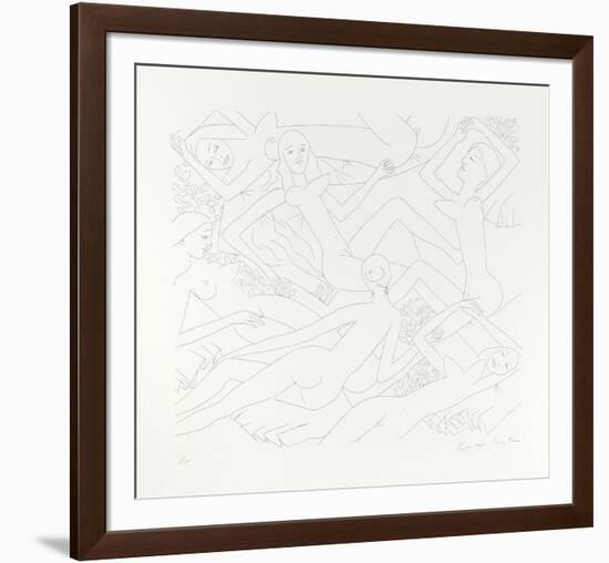 Dancing Nudes - VI-Knox Martin-Framed Limited Edition