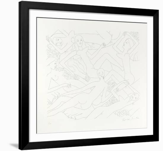 Dancing Nudes - VI-Knox Martin-Framed Limited Edition