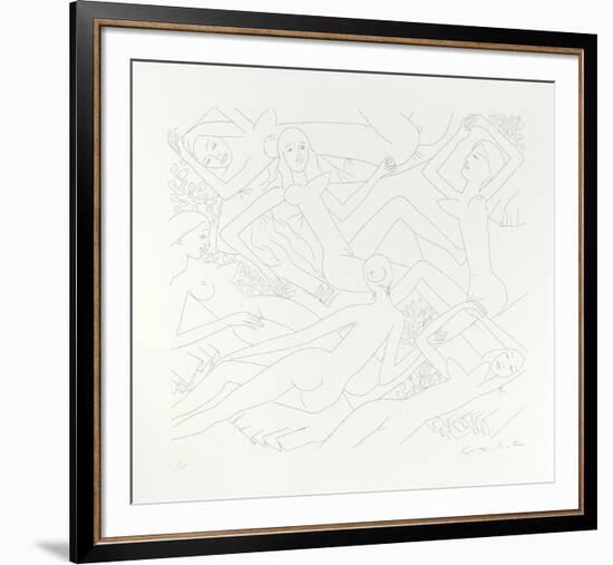 Dancing Nudes - VI-Knox Martin-Framed Limited Edition