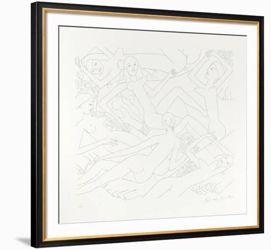 Dancing Nudes - VI-Knox Martin-Framed Limited Edition