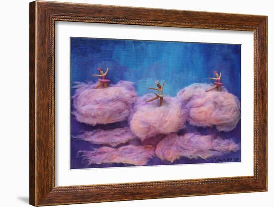 Dancing on Sunset Clouds-Cody Alice Moore-Framed Art Print
