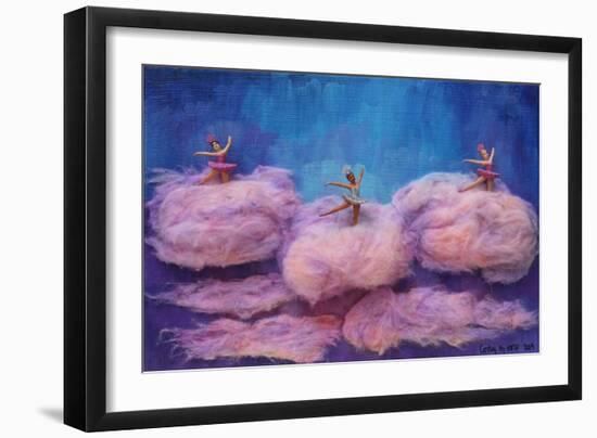 Dancing on Sunset Clouds-Cody Alice Moore-Framed Art Print