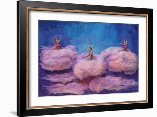 Dancing on Sunset Clouds-Cody Alice Moore-Framed Art Print