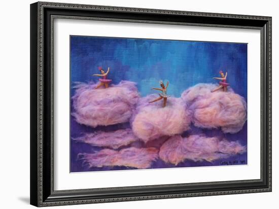 Dancing on Sunset Clouds-Cody Alice Moore-Framed Art Print