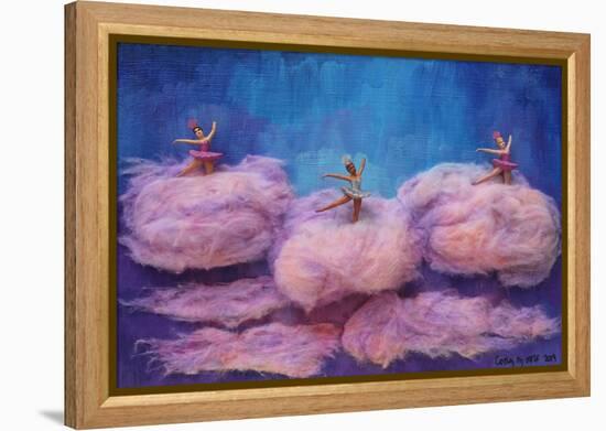 Dancing on Sunset Clouds-Cody Alice Moore-Framed Stretched Canvas